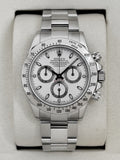 2003 Rolex Daytona 40mm 116520 Stainless Steel White Dial (Collectors Set)