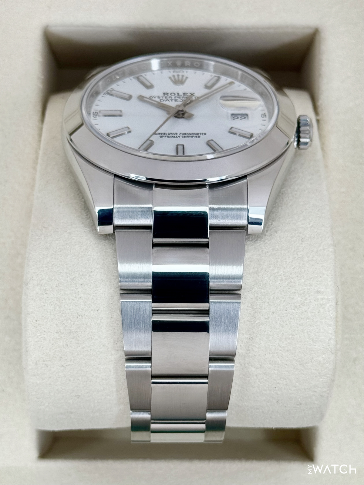 NEW 2026 Rolex Datejust 41mm 126300 Stainless Steel Oyster White Dial