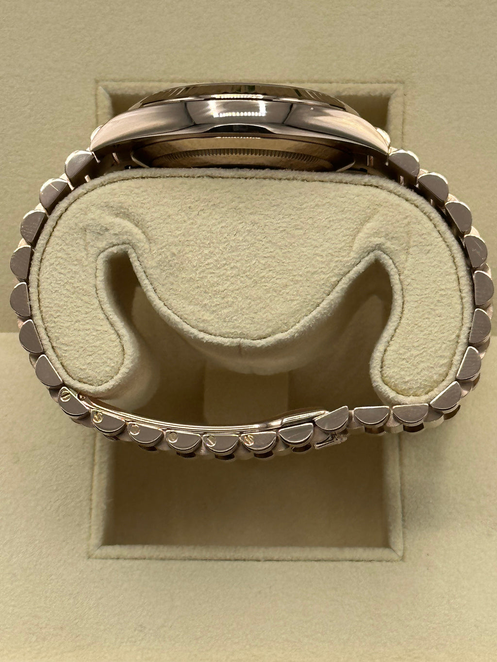 2021 Rolex Day-Date 40mm 228235 Presidential Rose Gold Sundust Dial