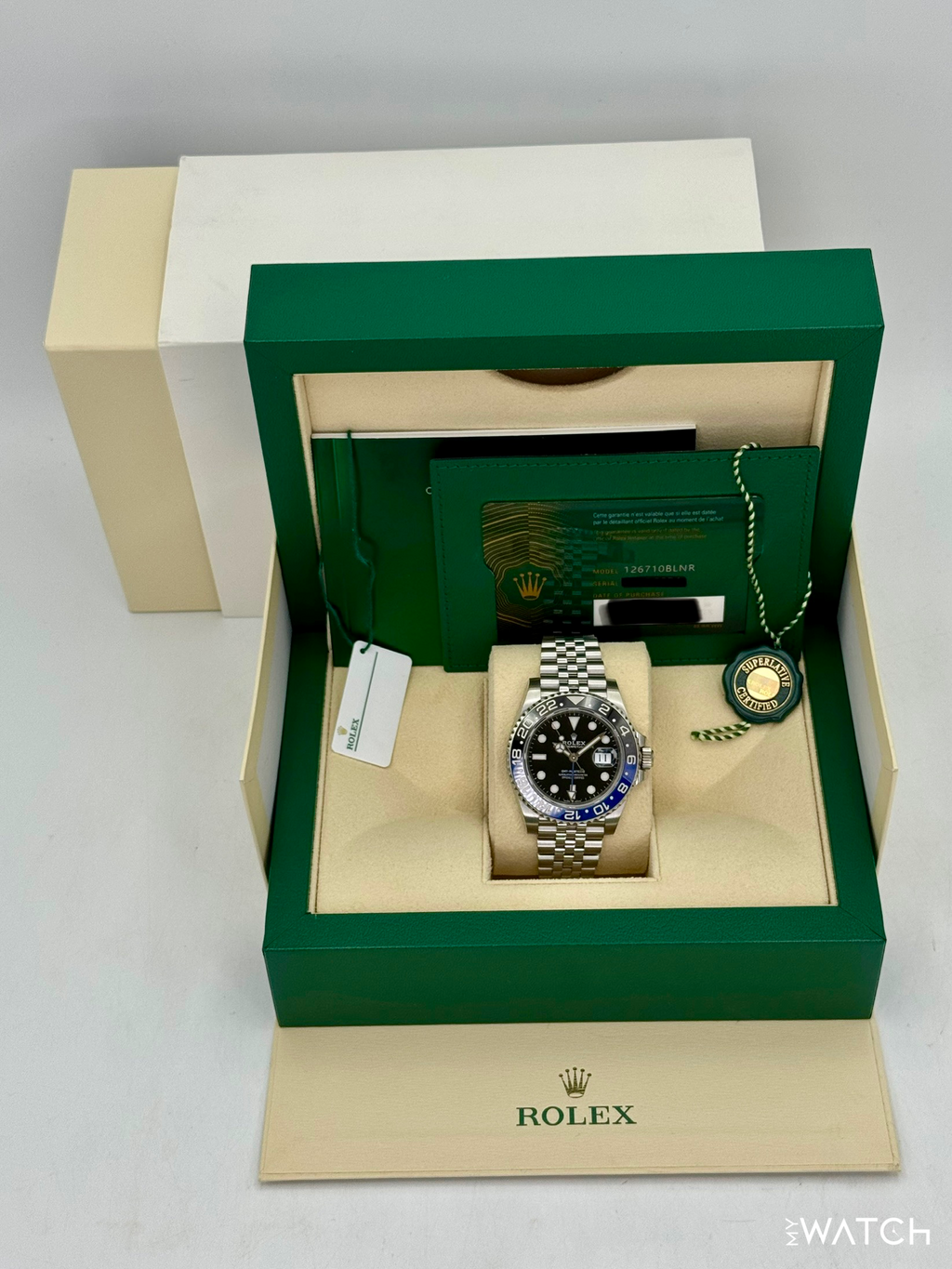 2023 Rolex GMT-Master II "Batgirl" 40mm 126710BLNR Jubilee