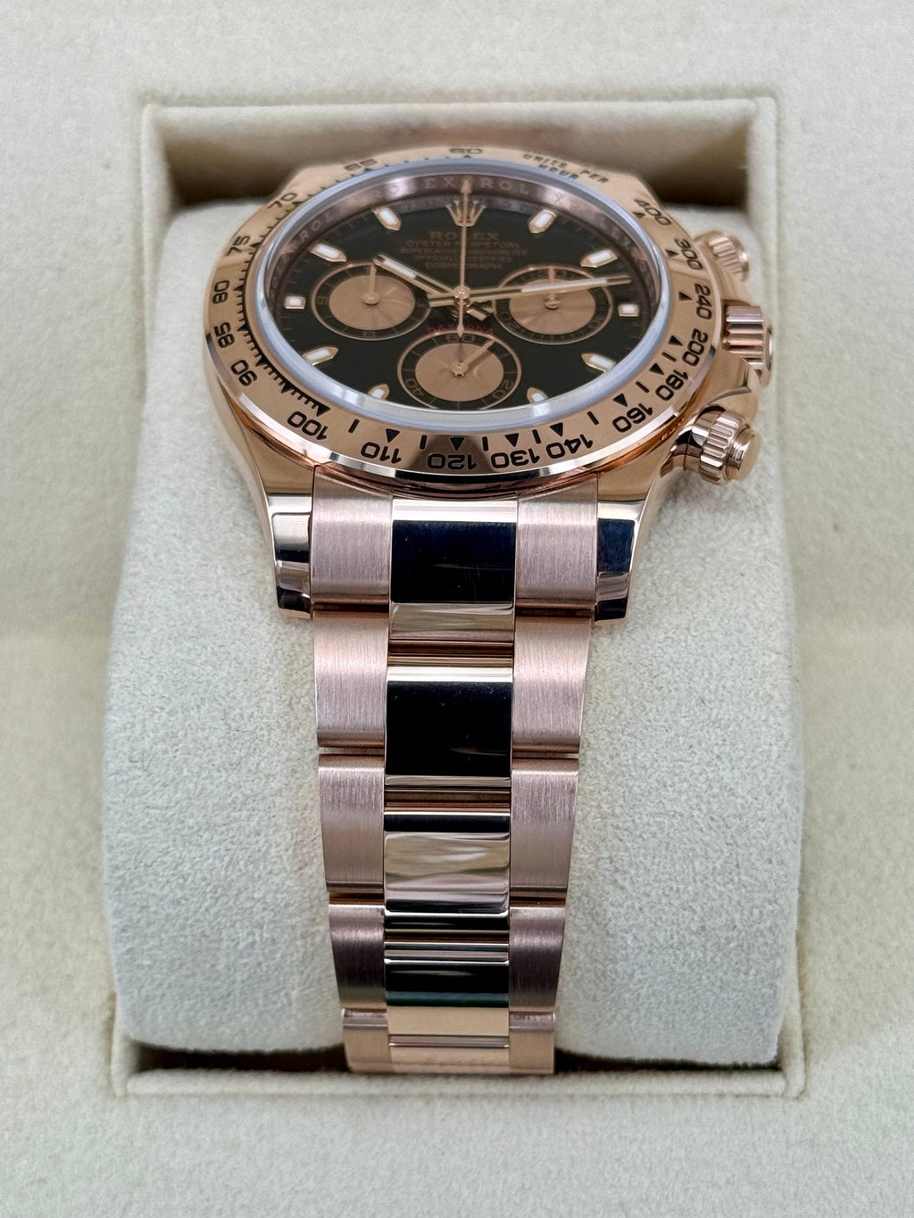 2020 Rolex Daytona 40mm116505 Rose Gold Black Dial