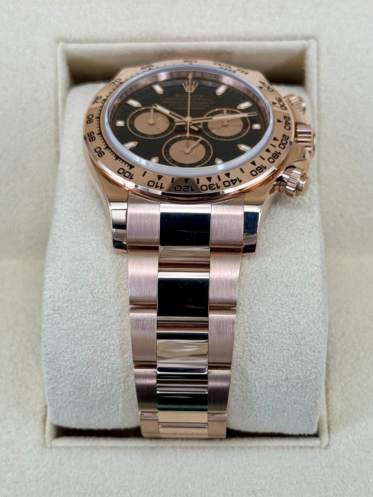 2020 Rolex Daytona 40mm116505 Rose Gold Black Dial