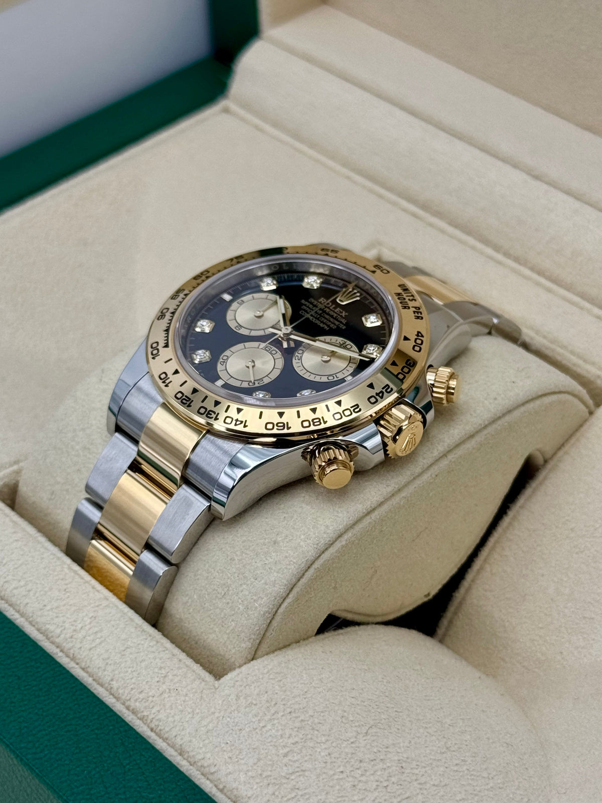 NEW 2025 Rolex Daytona 40mm 126503 Two-Tone Black Diamond Dial