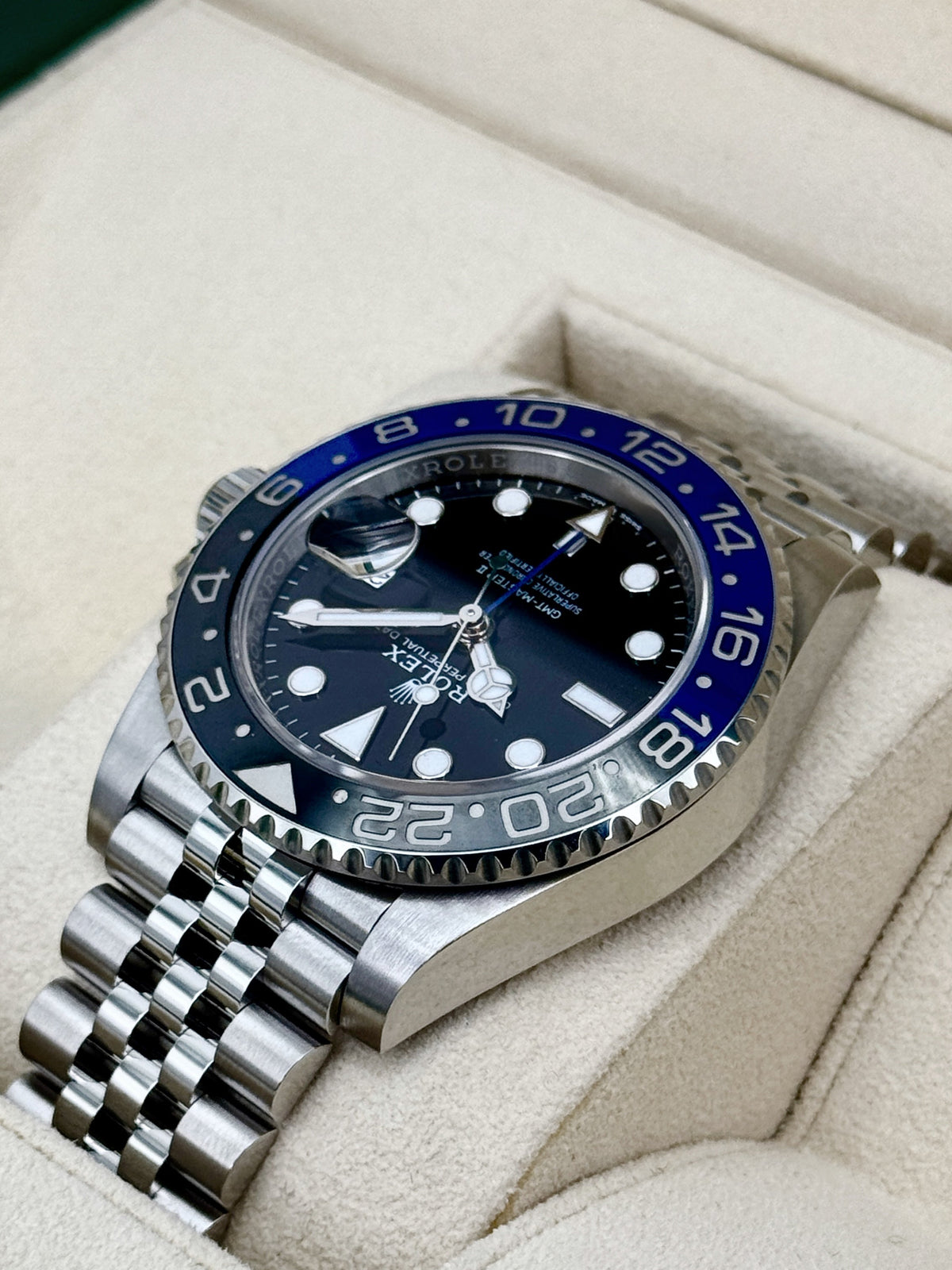 2023 Rolex GMT-Master II "Batgirl" 40mm 126710BLNR Jubilee