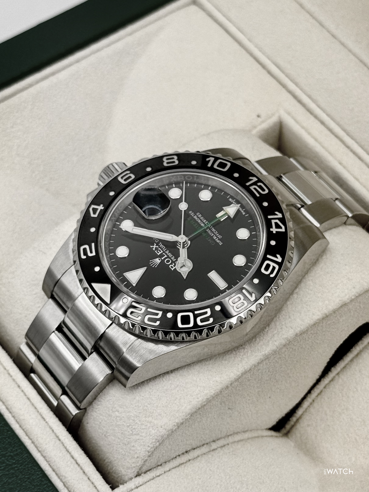 2018 Rolex GMT-Master II 40mm 116710LN Stainless Steel Black Dial