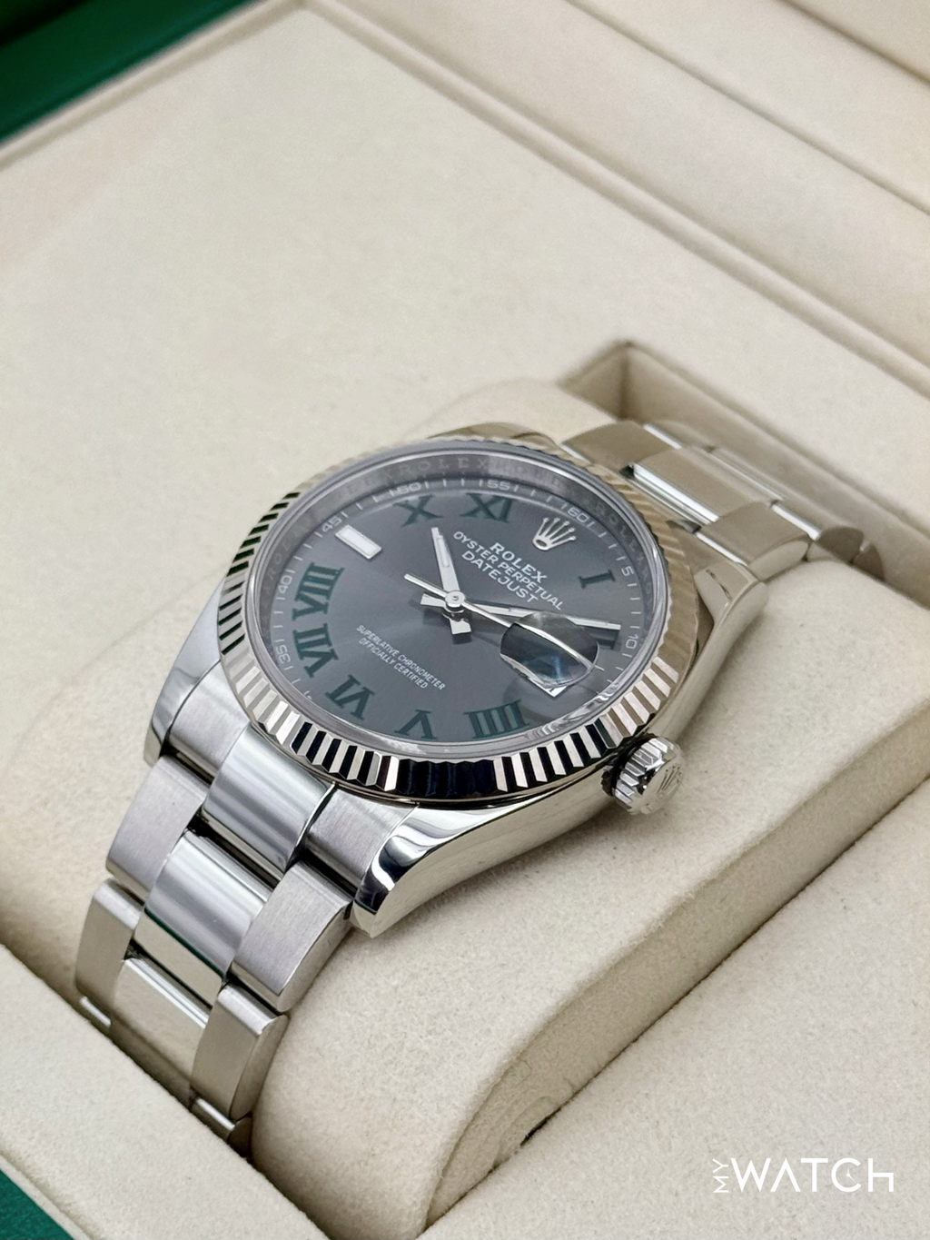 NEW 2026 Rolex Datejust 36mm 126234 Oyster Wimbledon Dial