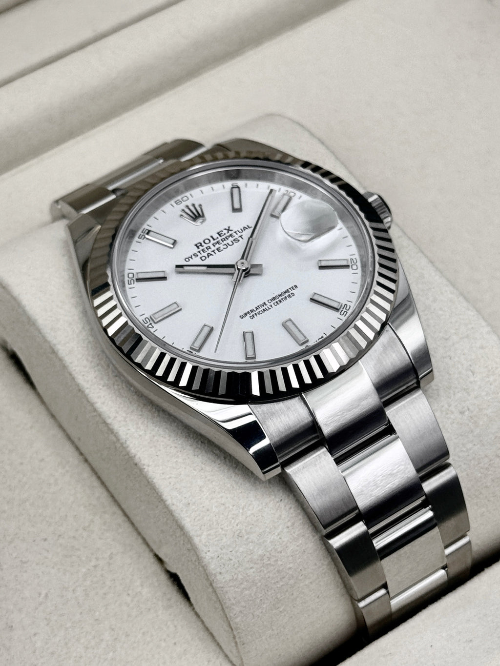 NEW 2026 Rolex Datejust 41mm 126334 Stainless Steel Oyster White Dial
