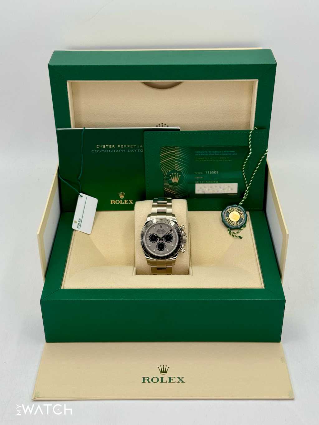 2020 Rolex Daytona "Ghost" 40mm 116509 White Gold Silver Dial