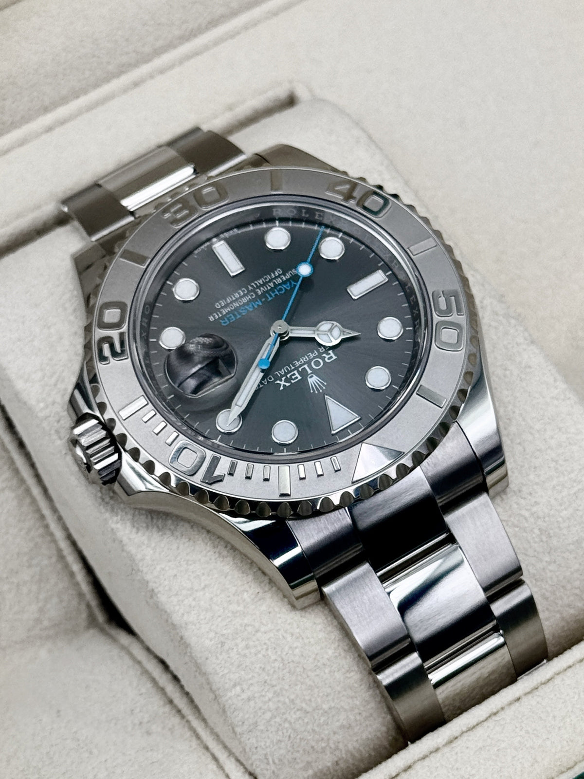 2023 Rolex Yacht-Master 40mm 126622 Stainless Steel Rhodium Dial