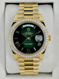 NEW 2026 Rolex Day-Date 40mm 228348RBR Presidential Green Dial