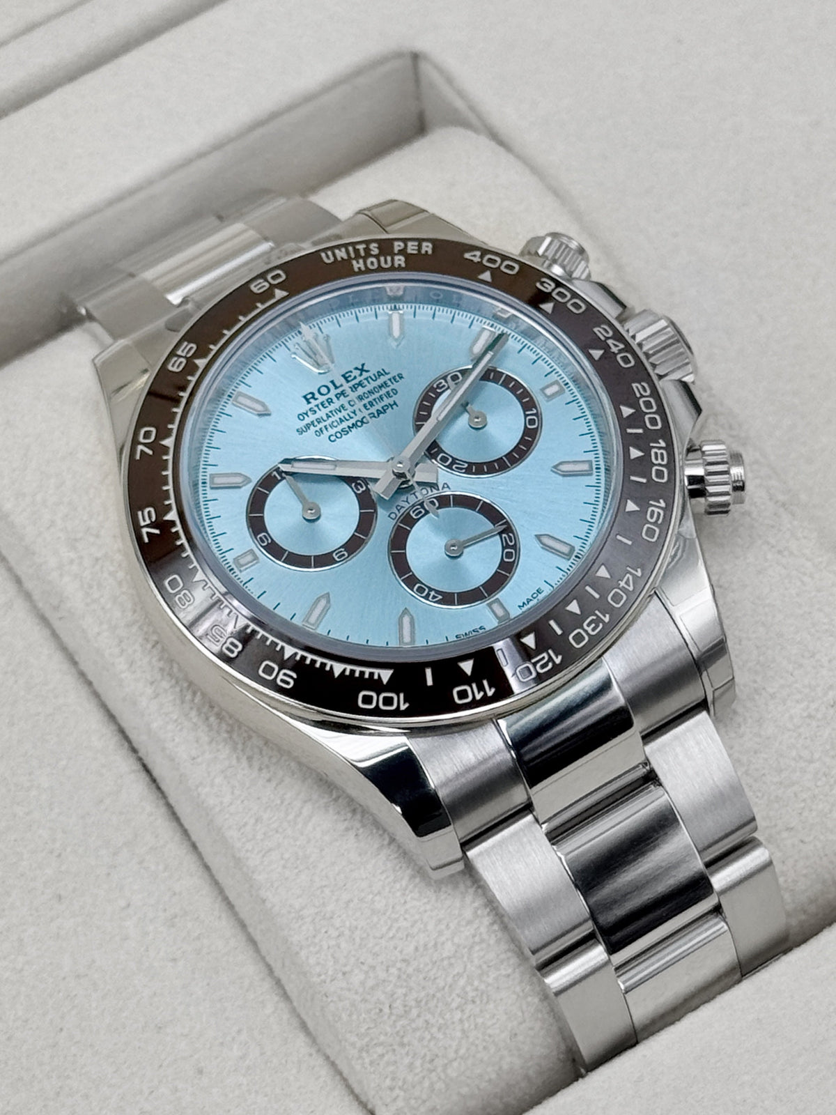 NEW 2026 Rolex Daytona 40mm 126506 Platinum Ice Blue Dial (STICKERED)