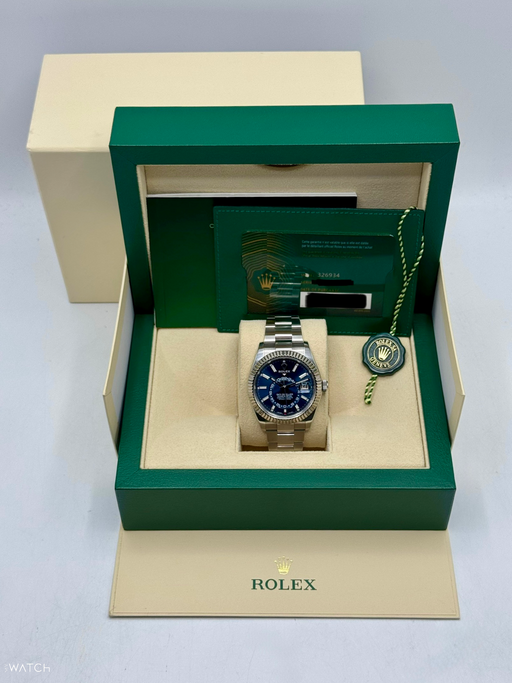 2023 Rolex Sky-Dweller 42mm 326934 Oyster Blue Dial