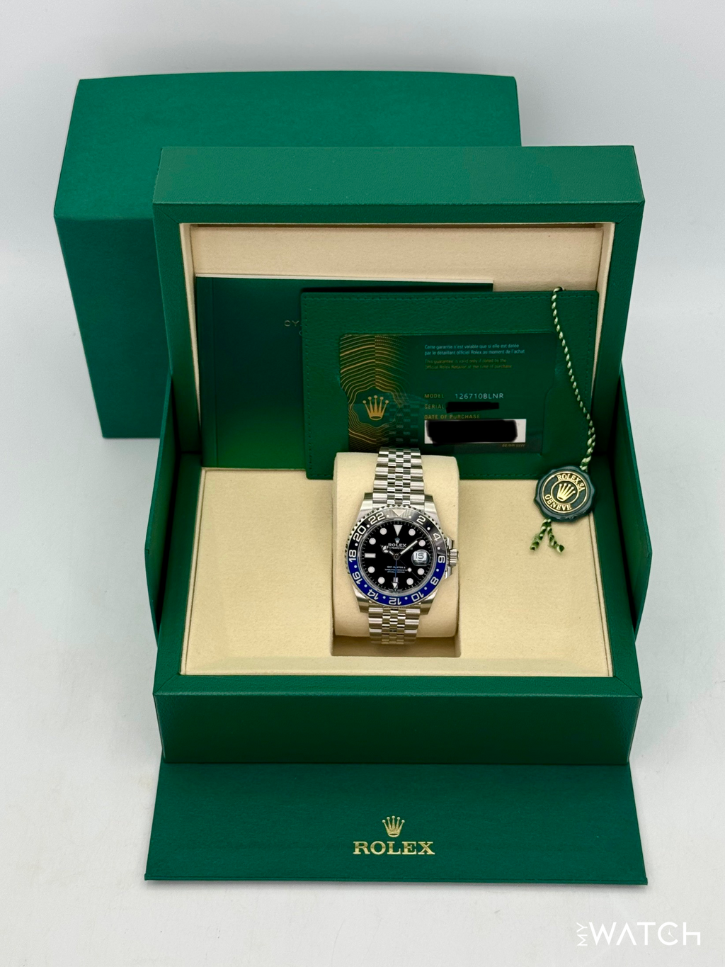 NEW 2025 Rolex GMT-Master II "Batgirl" 40mm 126710BLNR Jubilee