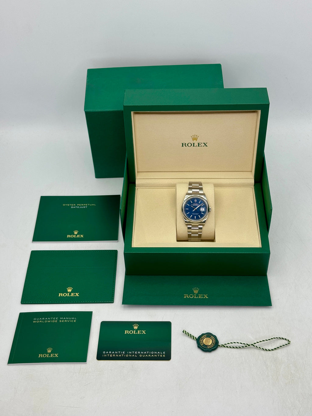 NEW 2026 Rolex Datejust 36mm 126200 Stainless Steel Oyster Blue Dial