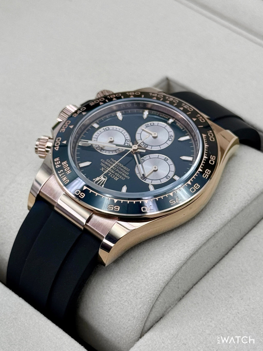 NEW 2026 Rolex Daytona 40mm 126515LN Rose Gold Oysterflex Black Dial
