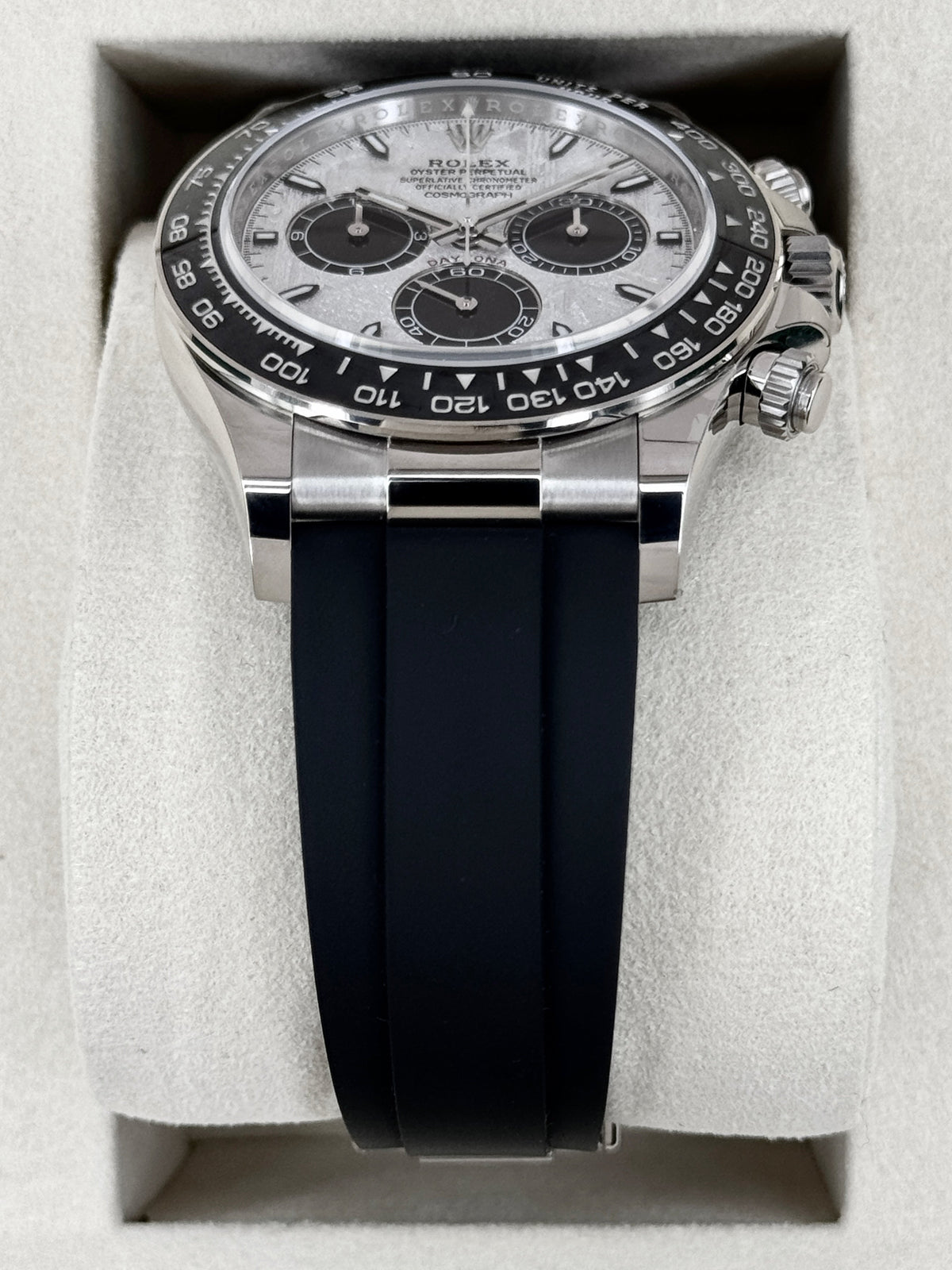 NEW 2026 Rolex Daytona 40mm 126519LN White Gold Oysterflex Meteorite Dial