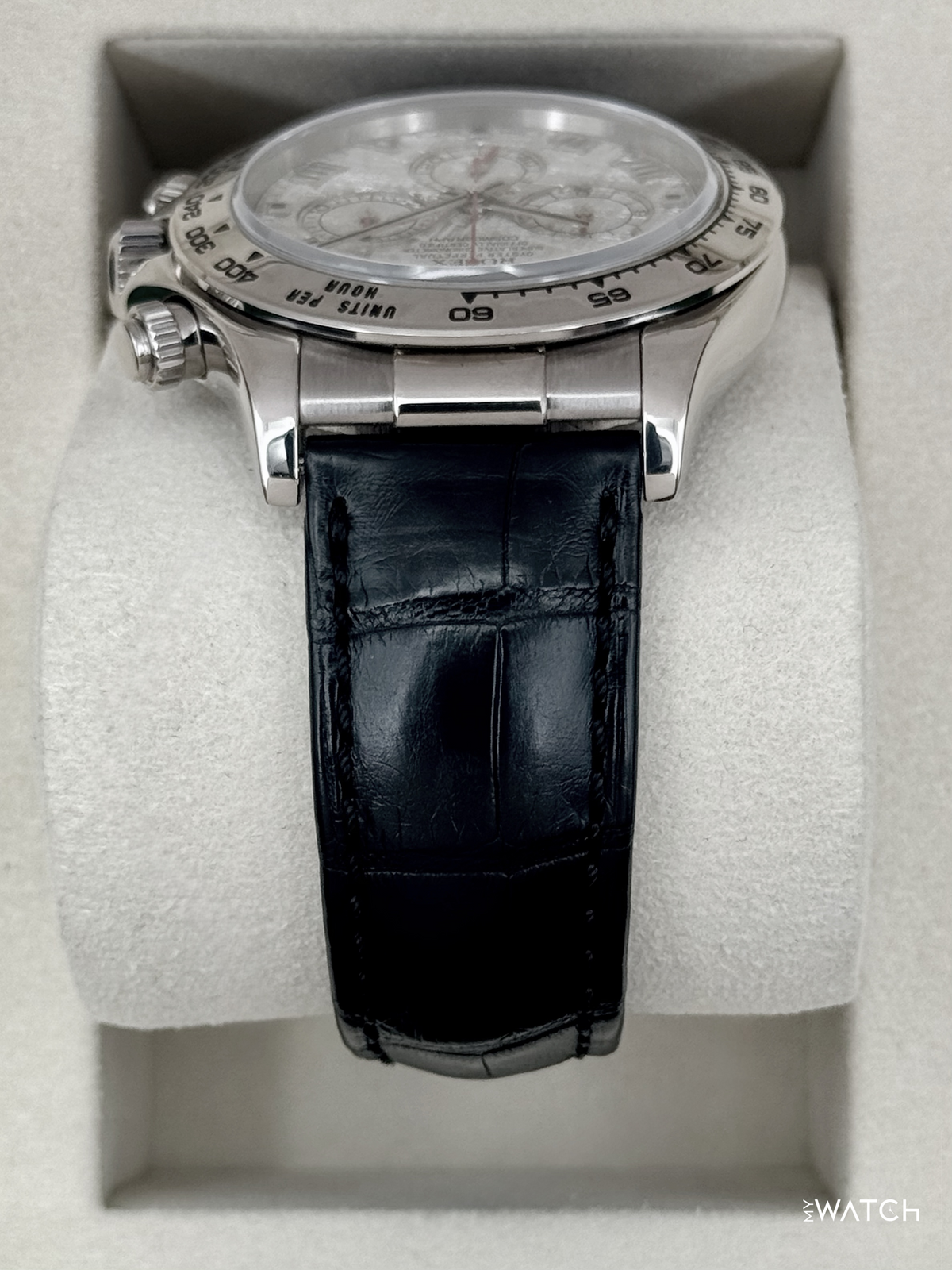 2002 Rolex Daytona 40mm 116519 White Gold Meteorite Dial