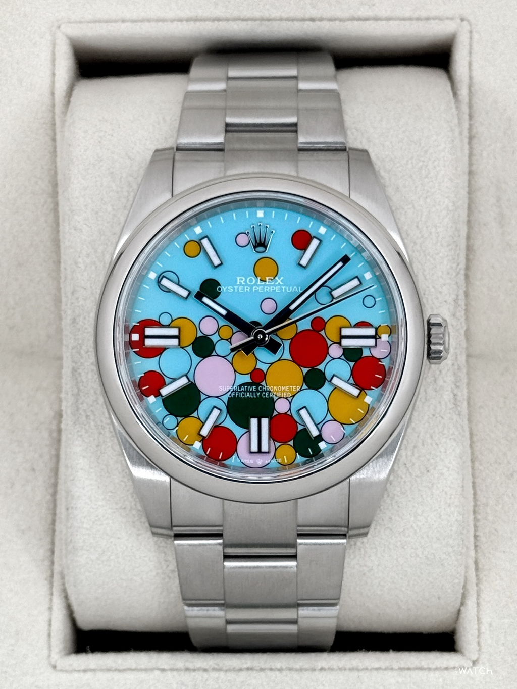 2024 Rolex Oyster Perpetual 41mm 124300 Celebration Dial