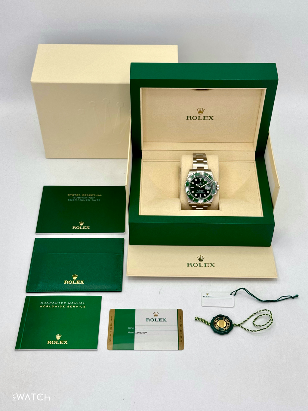 2018 Rolex Submariner “Hulk” 40mm 116610LV Green Dial