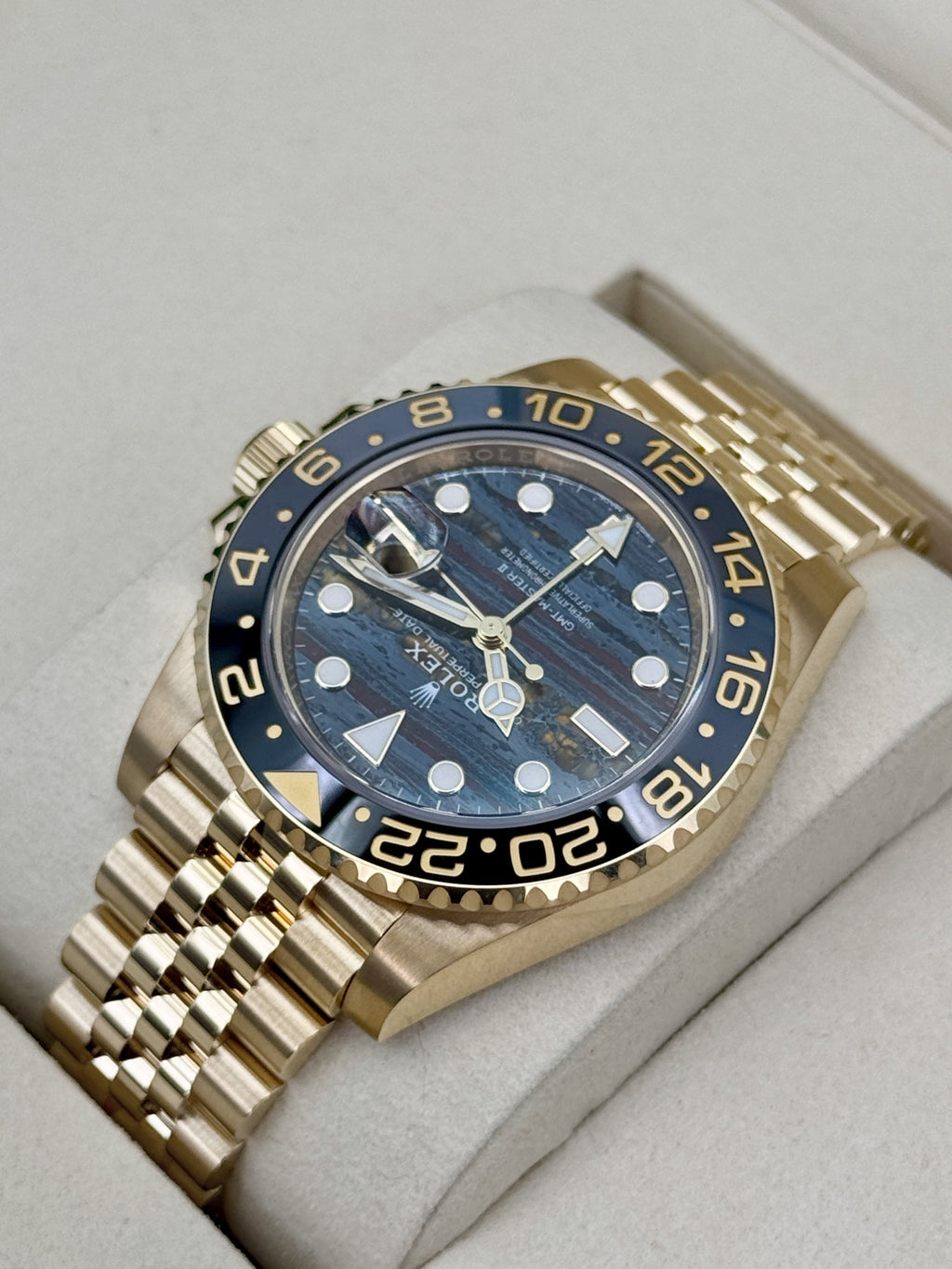 NEW 2026 Rolex GMT-Master II 40mm 126718GRNR Jubilee Tiger Iron Dial