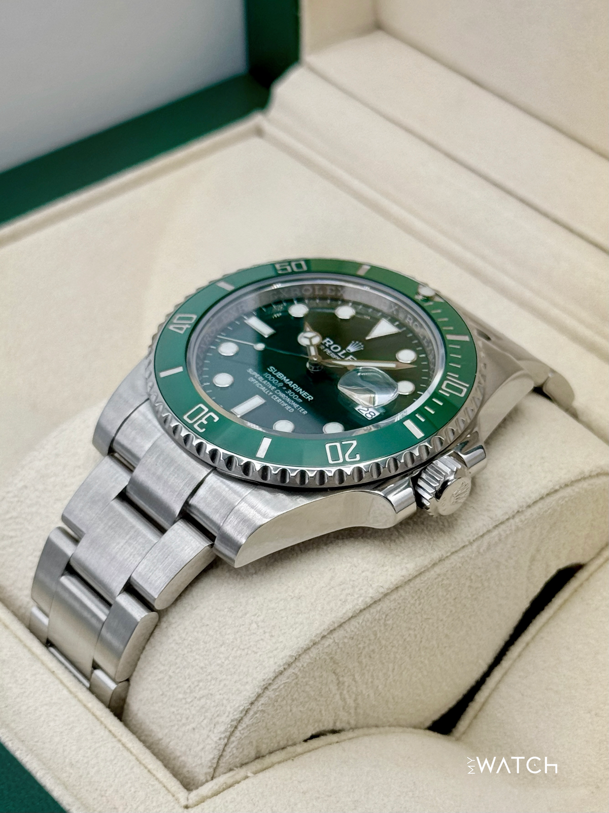 2018 Rolex Submariner “Hulk” 40mm 116610LV Green Dial