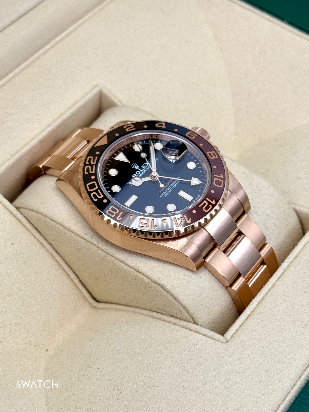 2021 Rolex GMT-Master II "Rootbeer" 40mm 126715CHNR Rose Gold