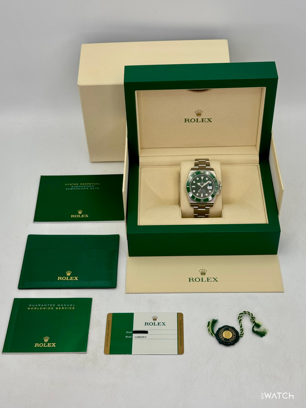 2017 Rolex Submariner “Hulk” 40mm 116610LV Green Dial
