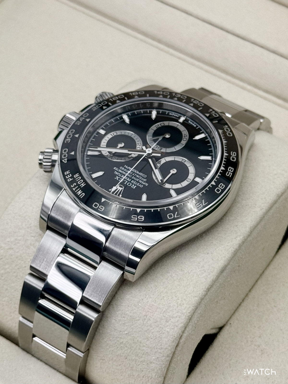 2025 Rolex Daytona 40mm 126500LN Stainless Steel Black Dial