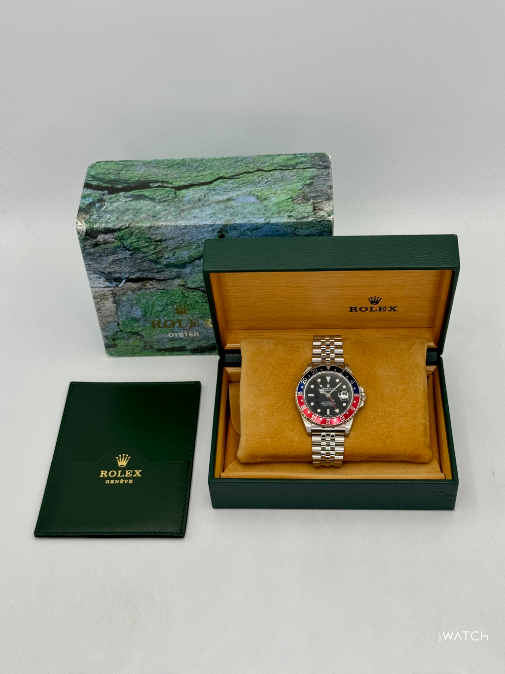 2001 Rolex GMT Master II "Pepsi" 40mm 16710 Stainless Steel "Collectors Set"