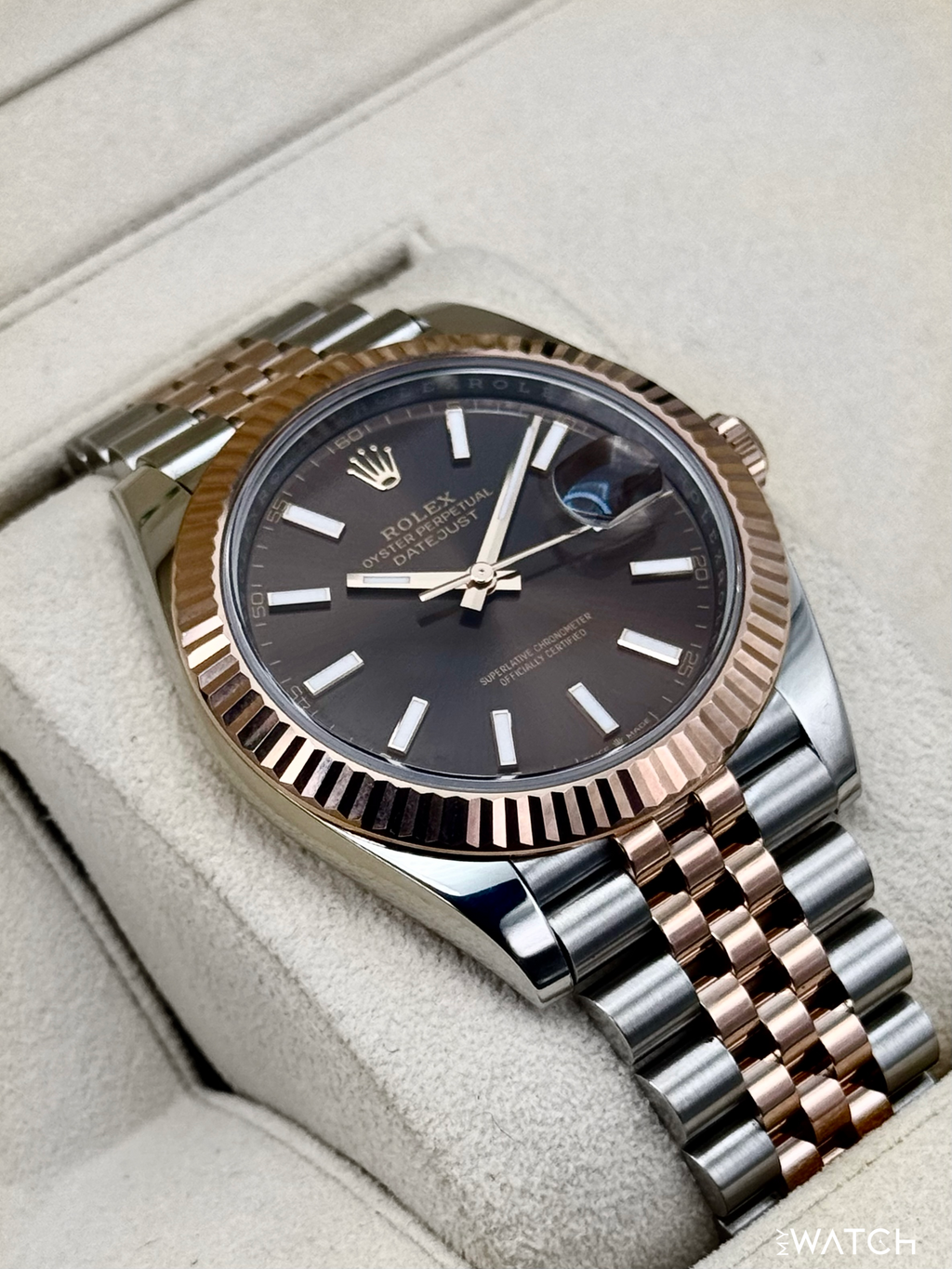 2025 Rolex Datejust 41mm 126331 Two-Tone Jubilee Chocolate Dial