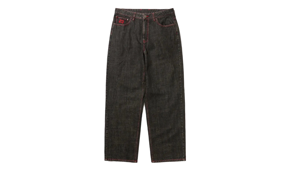 Awake x Jordan 5 Washed Denim Pants "Black Denim" IB7298-010