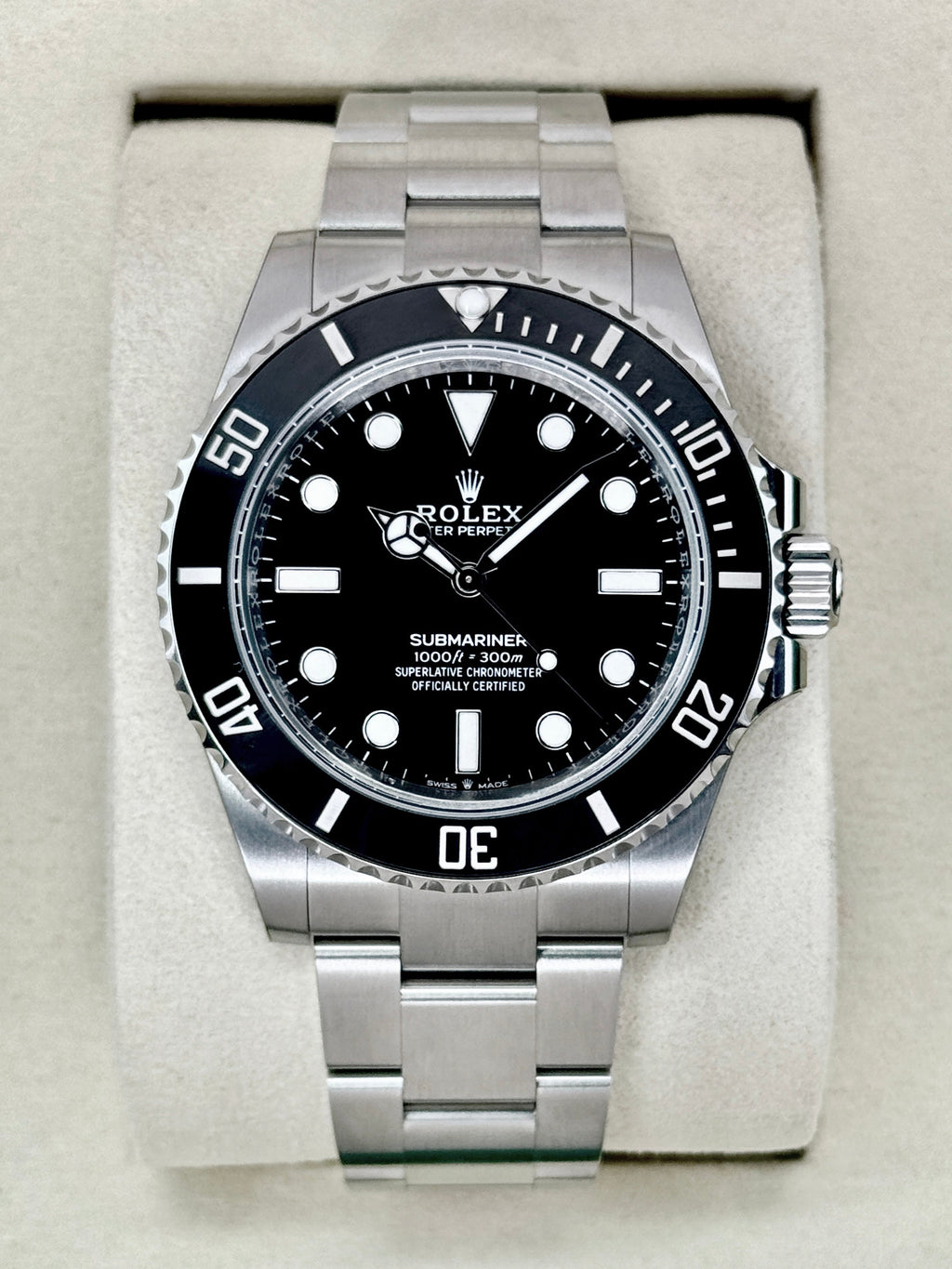 NEW 2026 Rolex Submariner 41mm 124060 Stainless Steel Black Dial (STICKERED)