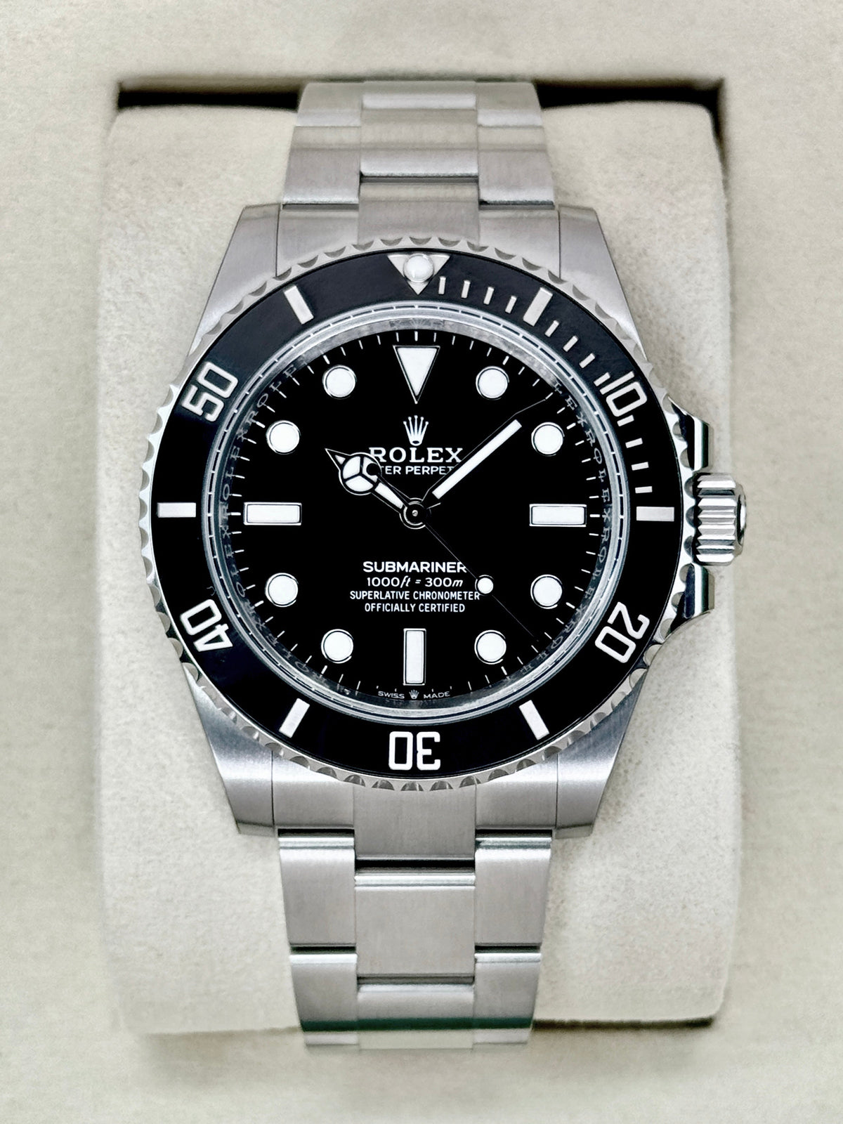 NEW 2026 Rolex Submariner 41mm 124060 Stainless Steel Black Dial (STICKERED)