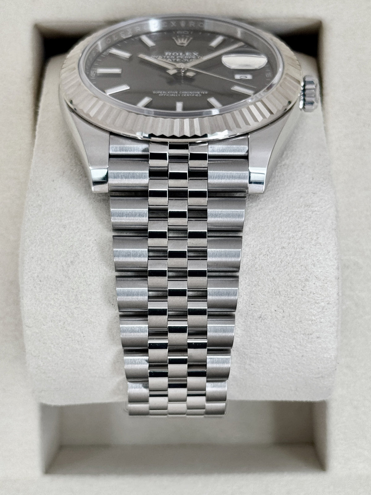 NEW 2025 Rolex Datejust 41mm 126334 Stainless Steel Jubilee Rhodium Dial
