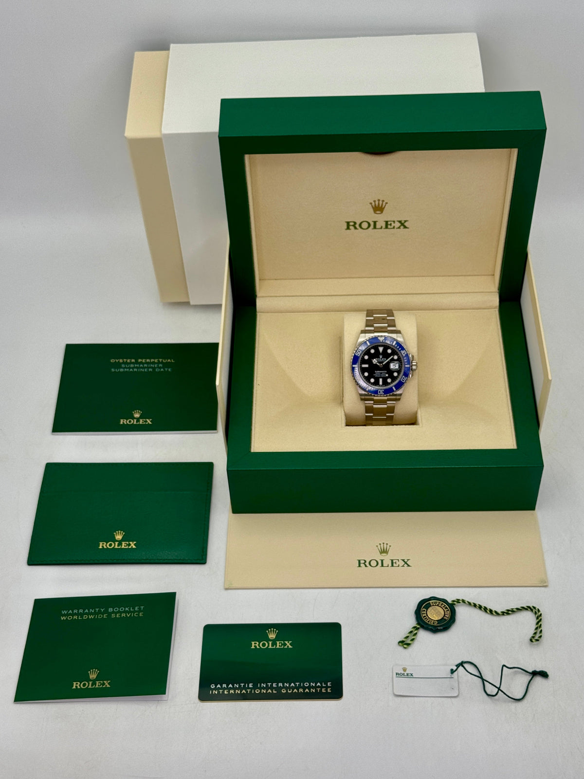 2025 Rolex Submariner Cookie Monster 41mm 126619LB White Gold Black Dial
