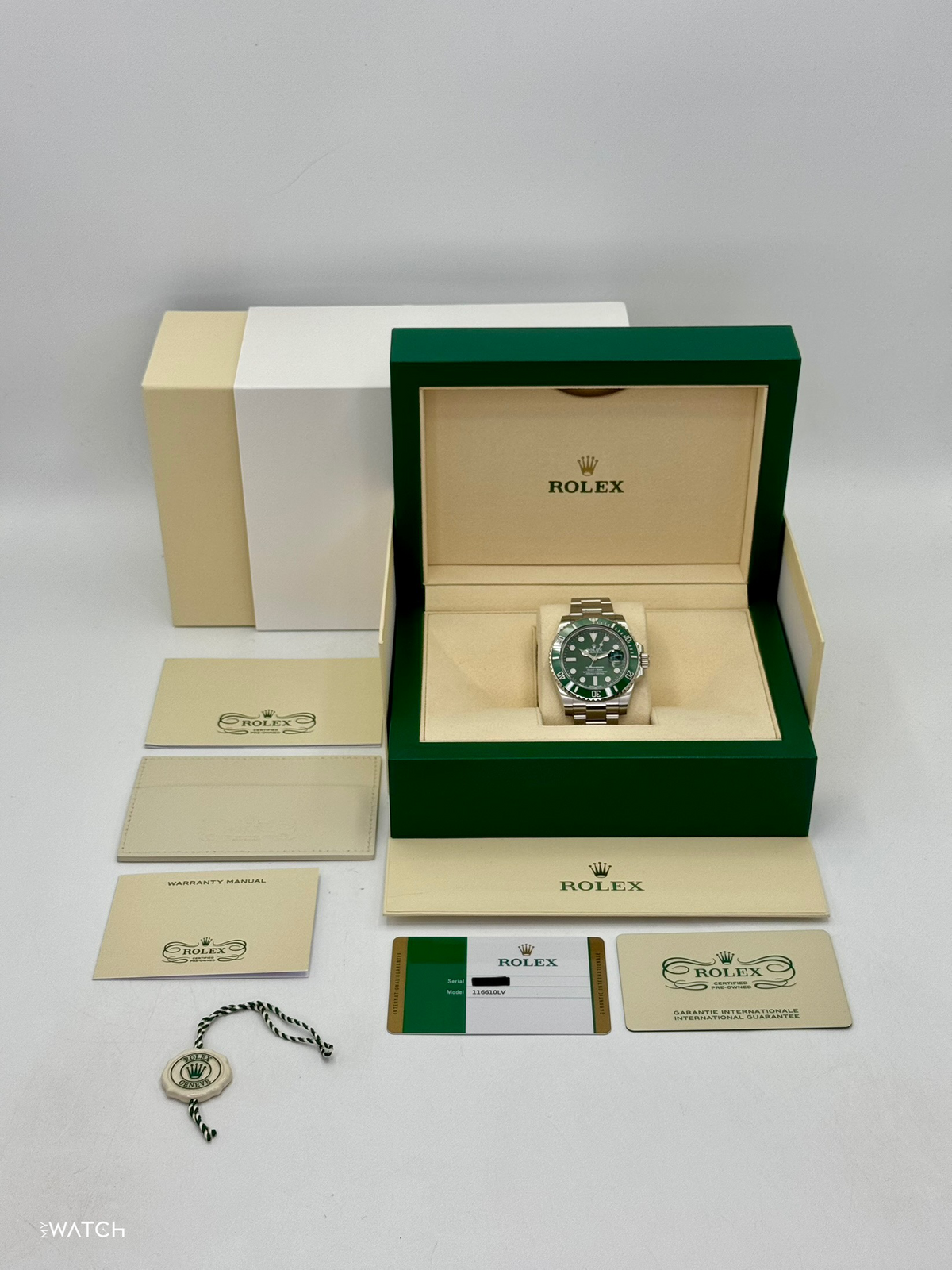 2025 CPO Rolex Submariner “Hulk” 40mm 116610LV Green Dial