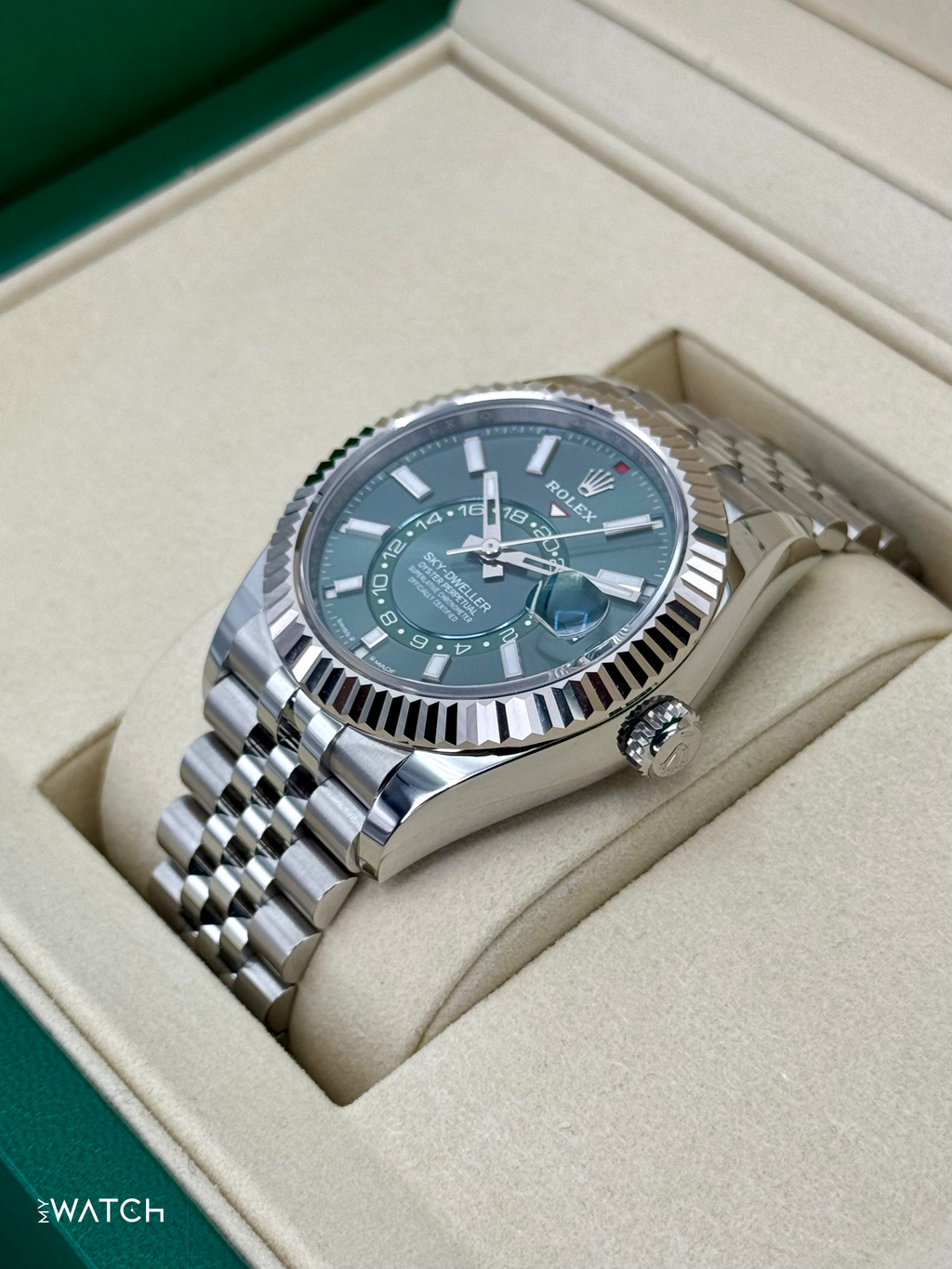 NEW 2026 Rolex Sky-Dweller 42mm 336934 Jubilee Green Dial