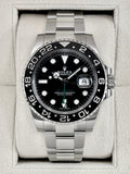 2018 Rolex GMT-Master II 40mm 116710LN Stainless Steel Black Dial