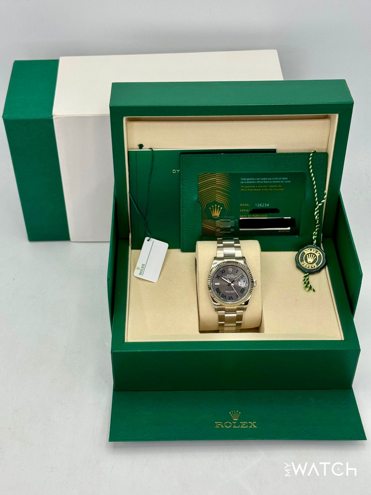 NEW 2026 Rolex Datejust 36mm 126234 Oyster Wimbledon Dial