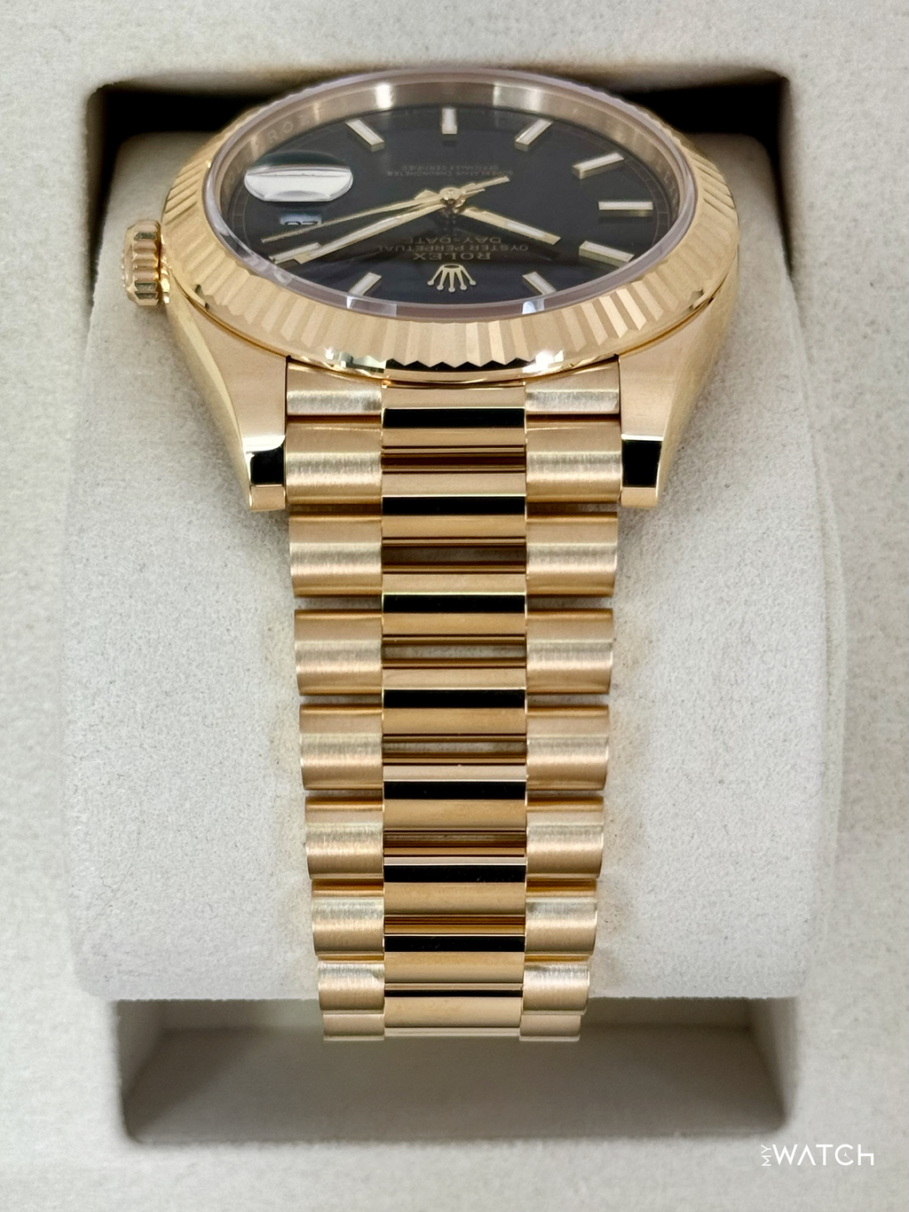 NEW 2026 Rolex Day-Date 40mm 228238 Yellow Gold Black Dial