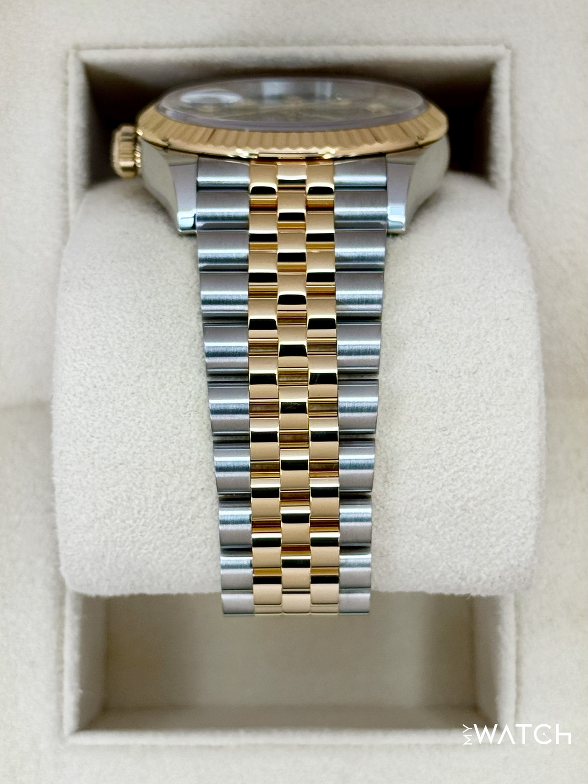2024 Rolex Datejust 36mm 126233 Two-Tone Jubilee Black Diamond Dial