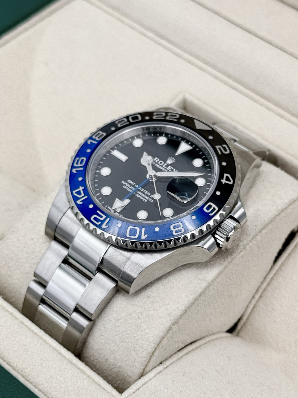 2020 Rolex GMT-Master II "Batman" 40mm 116710BLNR Oyster (NFC CARD)