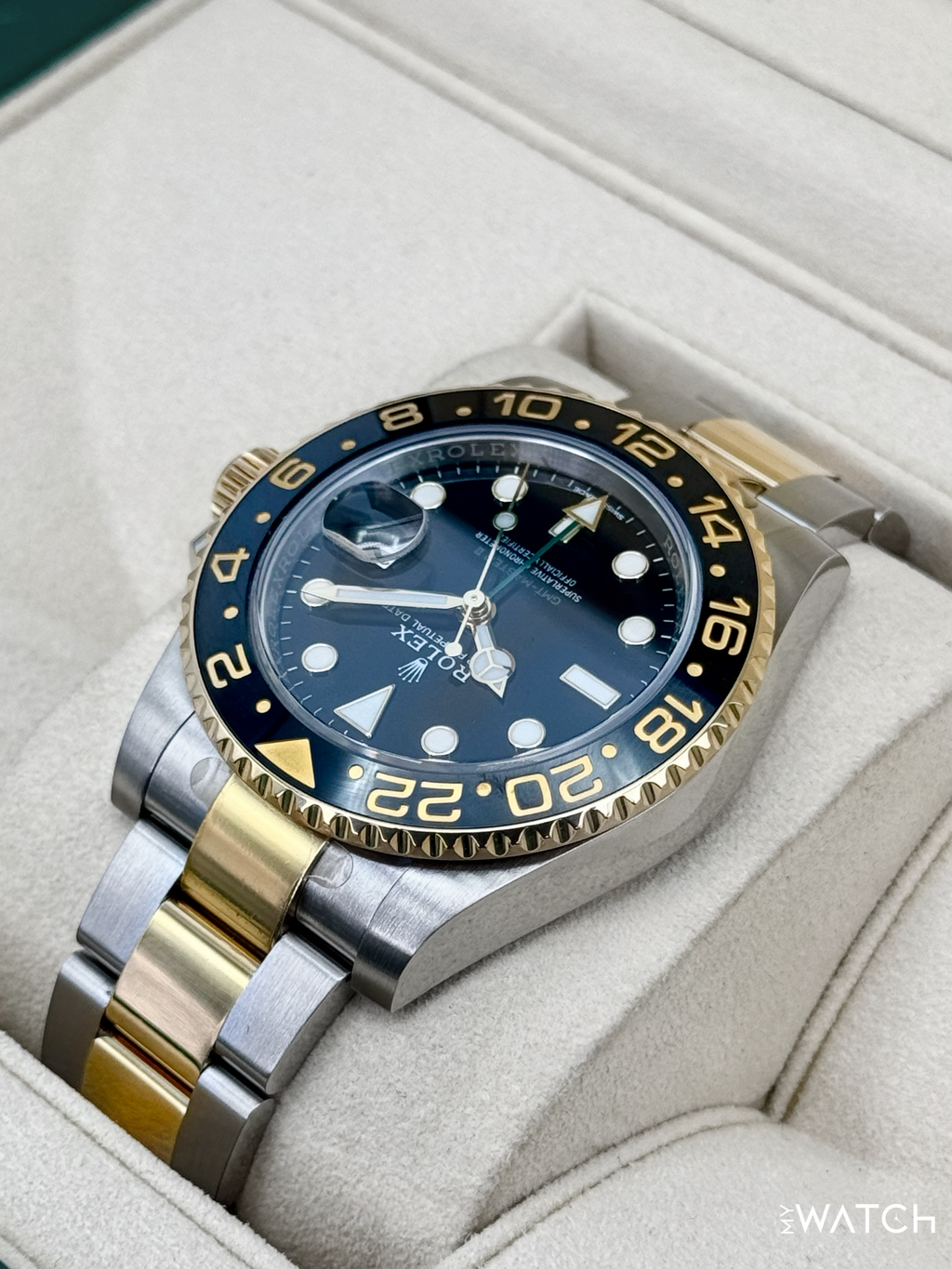 2017 Rolex GMT-Master II 40mm 116713LN Two-Tone Black Dial