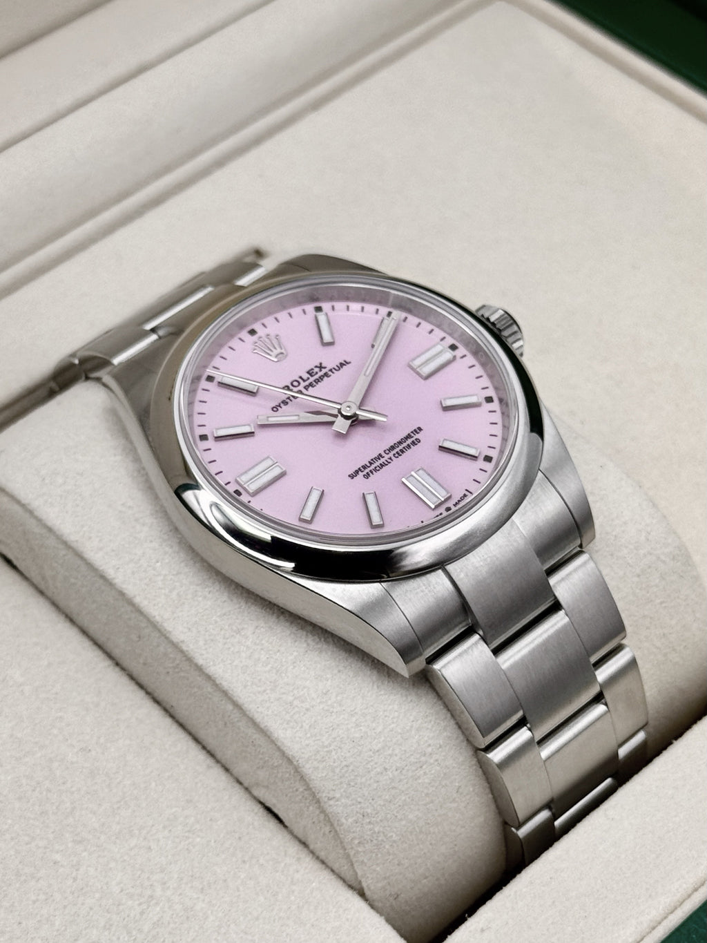 NEW 2026 Rolex Oyster Perpetual 41mm 134300 Candy Pink Dial (STICKERED)