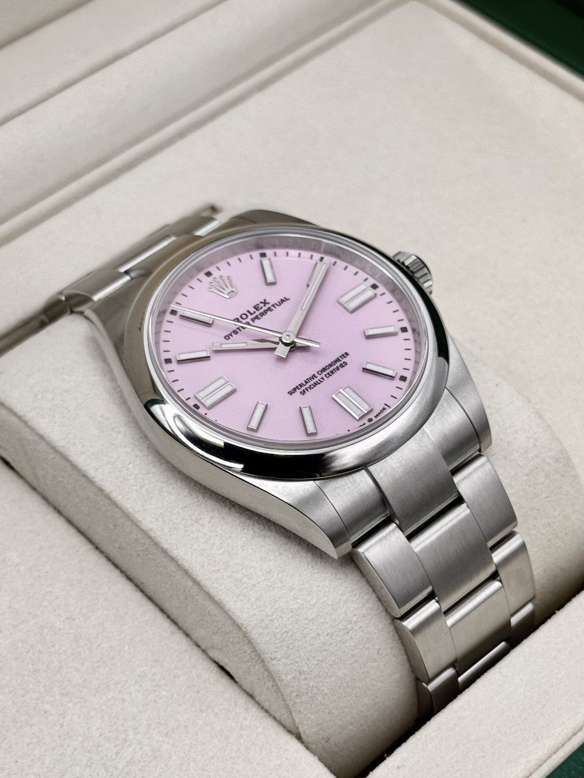 NEW 2026 Rolex Oyster Perpetual 41mm 134300 Candy Pink Dial (STICKERED)