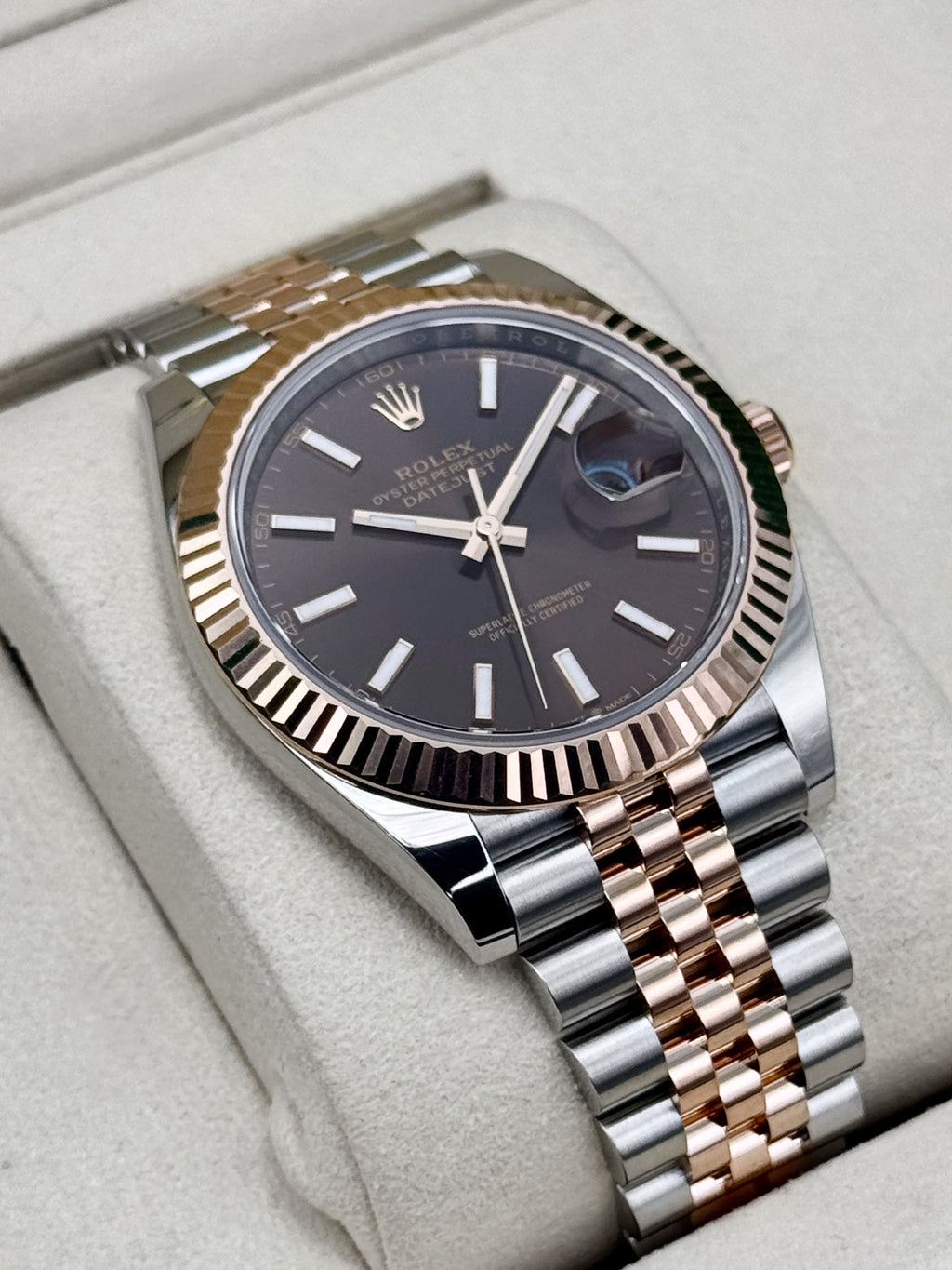 2025 Rolex Datejust 41mm 126331 Two-Tone Jubilee Chocolate Dial