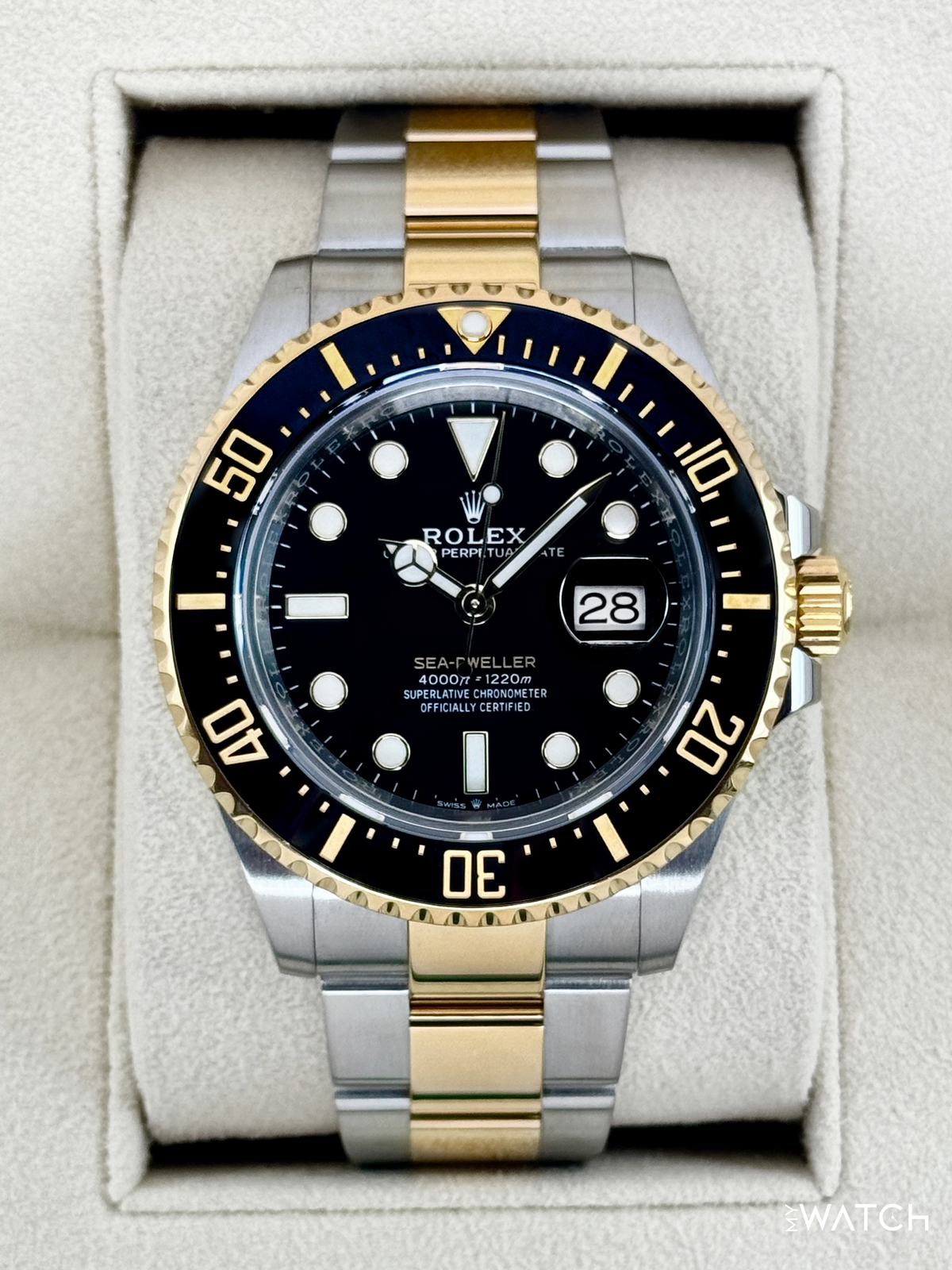 2022 Rolex Sea-Dweller 43mm 126603 Two-Tone Black Dial