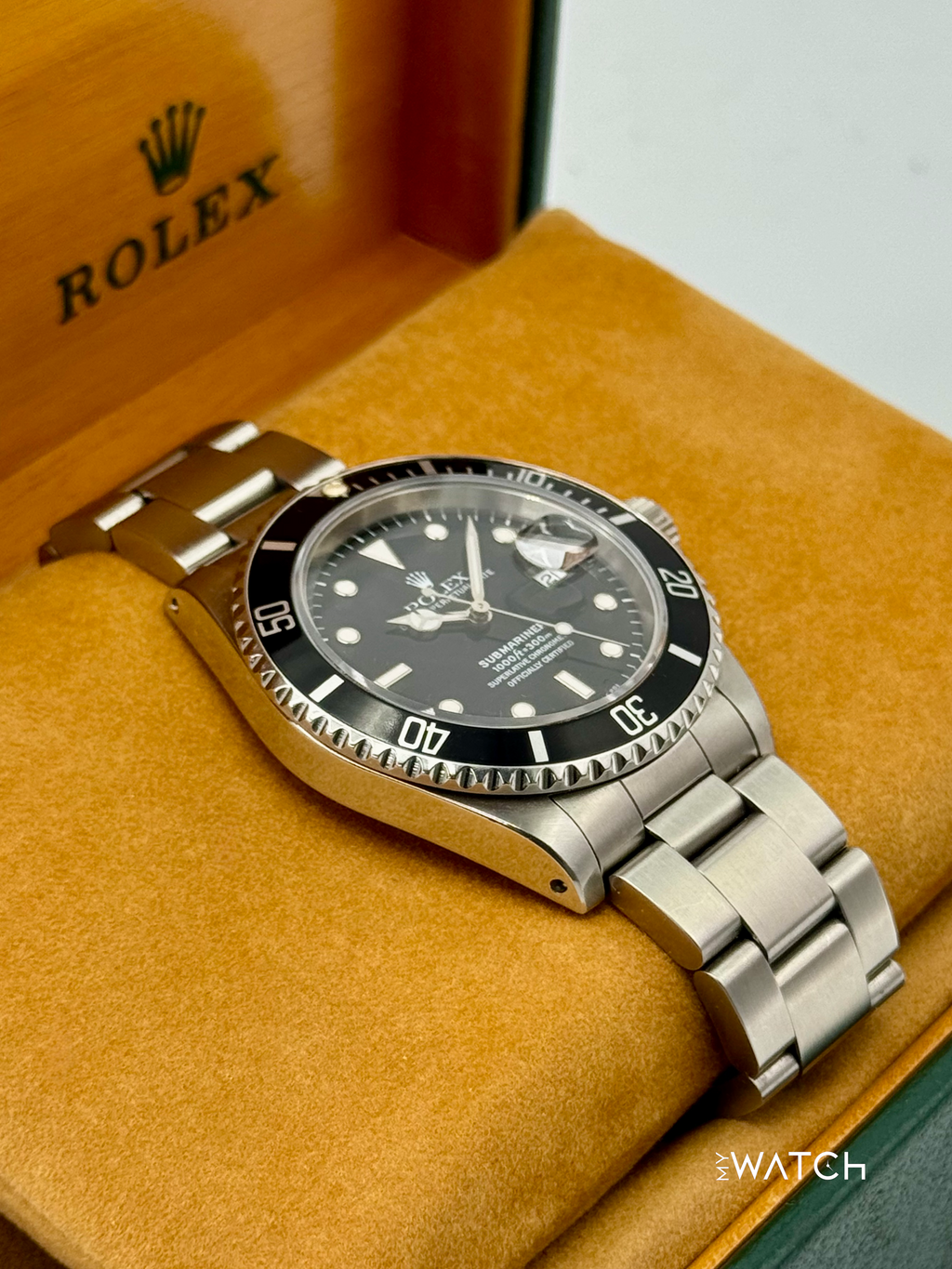 1993 Rolex Submariner 40mm 16610 Stainless Steel Black Dial