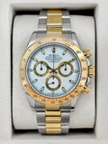 2001 Rolex Daytona 40mm 16523 Two-Tone White Dial