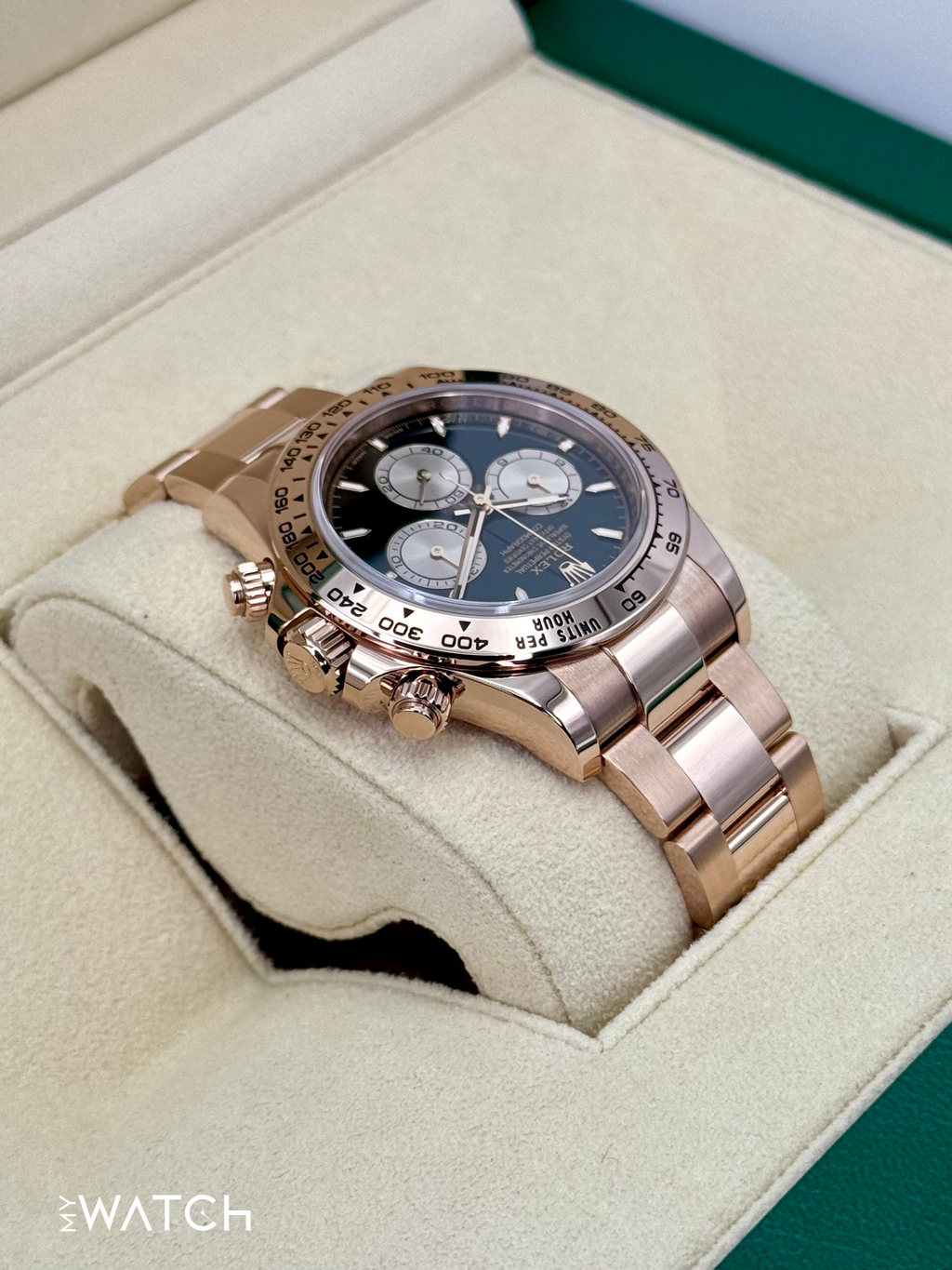 2024 Rolex Daytona 40mm 126505 Rose Gold Black Dial